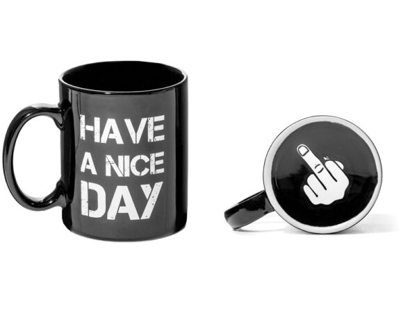Hrnček Have a Nice Day čierny