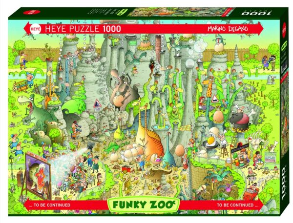 Heye Puzzle - Marino Degano: Jurassic Habitat (1000 dielikov) - Obrázok 2