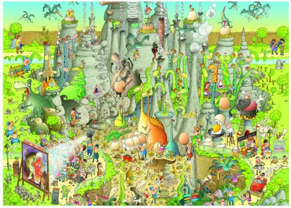 Heye Puzzle - Marino Degano: Jurassic Habitat (1000 dielikov)