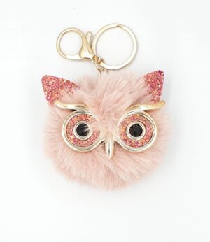 Plyšová kľúčenka Sovička Staroružová