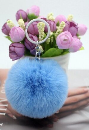 Plyšová kľúčenka Gulička Bledomodrá