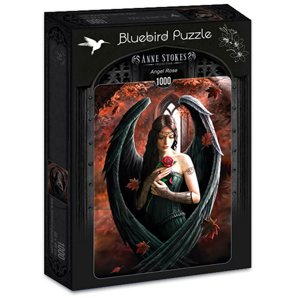Bluebird - Anne Stokes - Angel Rose (1000 dielikov) – Obrázok 2