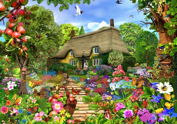 Bluebird - English Cottage Garden (1500 dielikov)