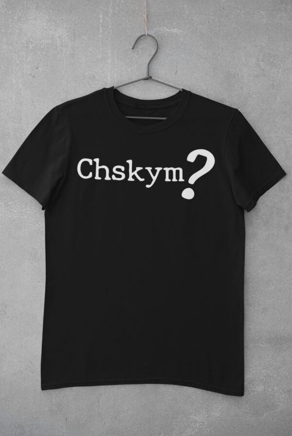 Tričko Chskym? - Dámske/XXL/Čierna