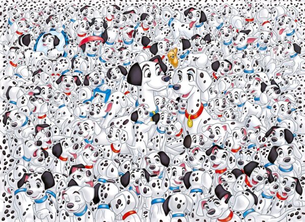 Clementoni - Impossible Puzzle - 101 Dalmatians (1000 dielikov)