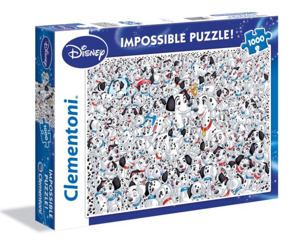 Clementoni - Impossible Puzzle - 101 Dalmatians (1000 dielikov) - Obrázok 2