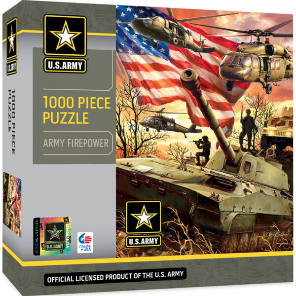 Master Pieces - U.S. Army Firepower (1000 dielikov) - Obrázok 2