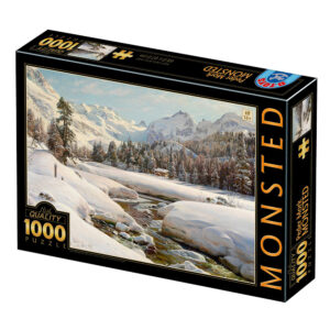 D-Toys Peder Mørk Mønsted - Winter Landscape in Switzerland near Engadin (1000 dielikov)