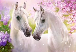 Castorland - Romantic Horses (1000 dielikov)