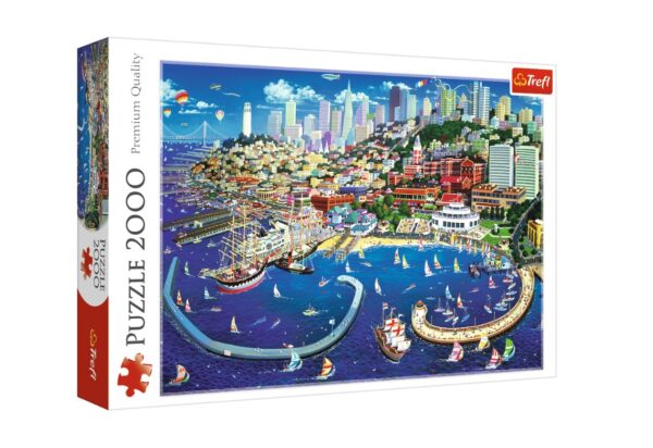 Trefl - San Francisco Bay (2000 dielikov) - Obrázok 2
