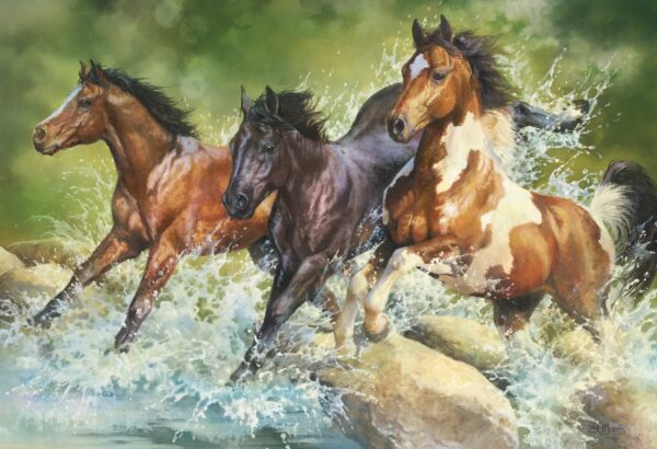 Trefl - Three Wild Horses (1500 dielikov)