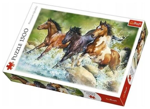 Trefl - Three Wild Horses (1500 dielikov) - Obrázok 2