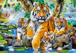 Castorland - Tigers by the Stream (1000 dielikov)