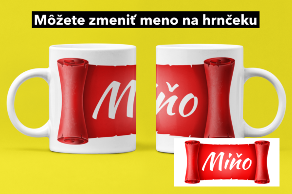Hrnček s menom pergamen
